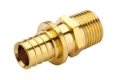 Переходник 25-3/4", WAAG Axial, надв.гильза-резьба, нар., латунь