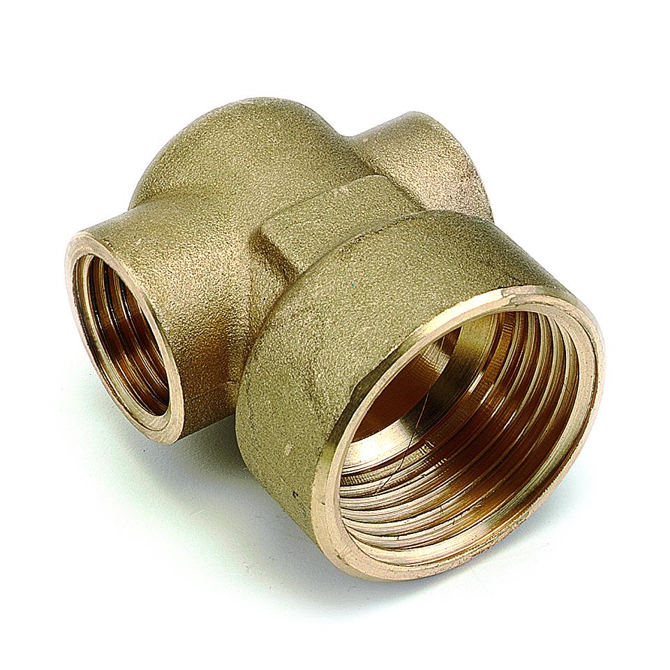 Тройник 3/4"ВР под воздухоотводчик 3/8" и дренаж 1/2" Comap