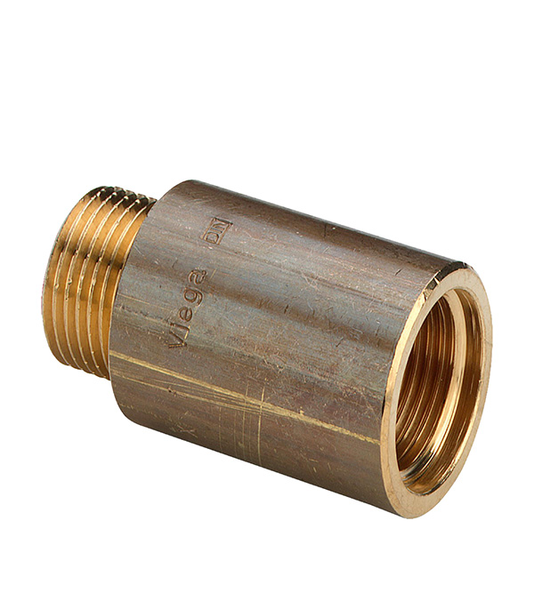 Удлинитель 1/2"-1/2", Viega R2, 3525, резьба-резьба, вн.- нар., бронза, l=25