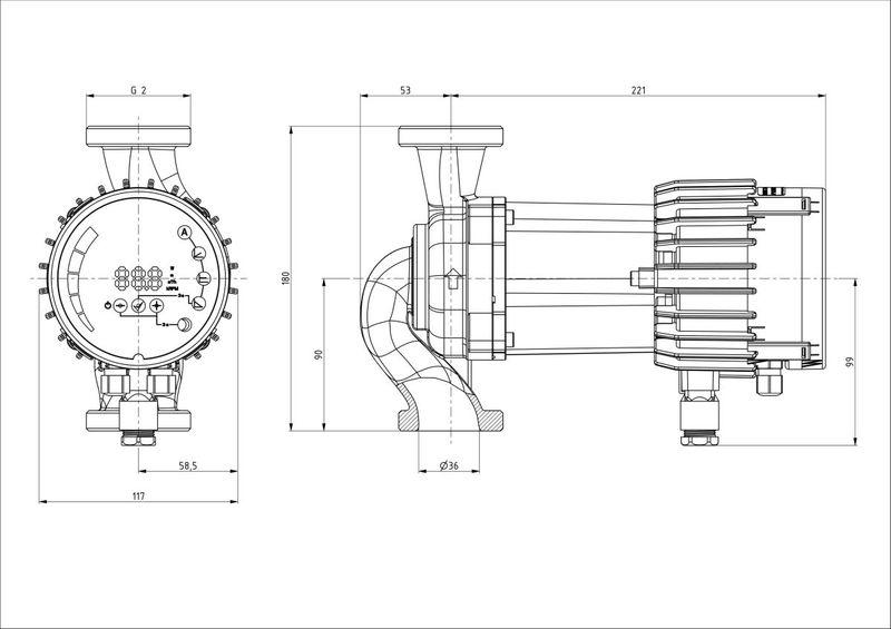 Насос ImpPumps NMT SAN SMART C 32/120-180