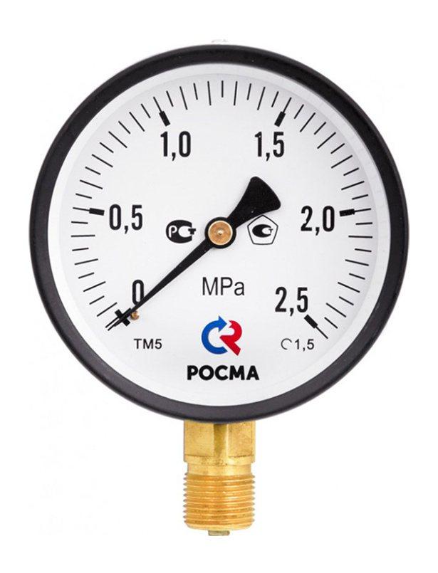 Манометр Росма ТМ-510Р.0 (0-60MPa) 1/2.1,5