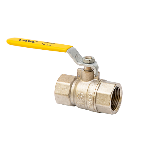 Кран шаровый газовый полнопроходной MVI 3/4" внутренняя-внутренняя, ручка рычаг