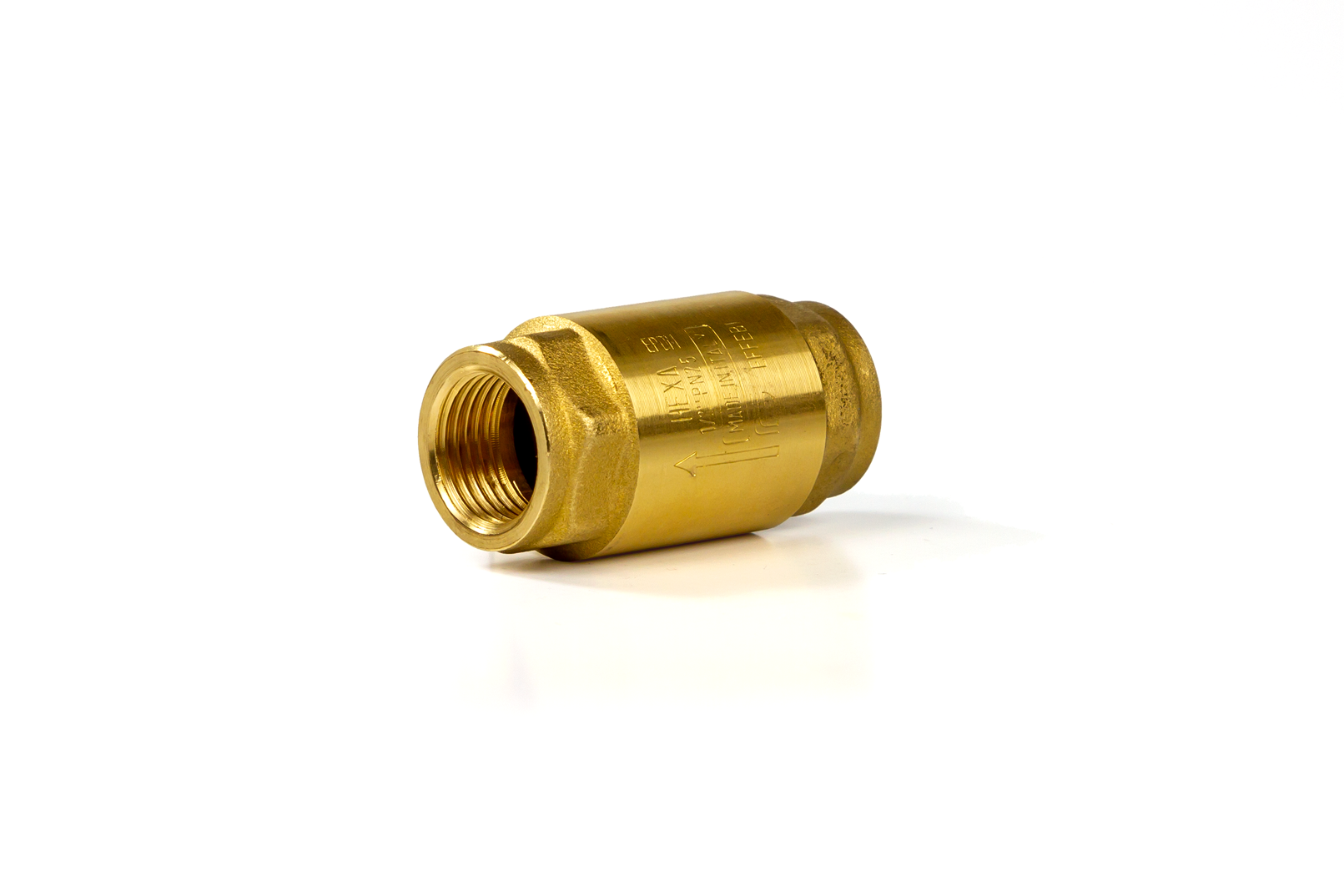 Клапан обратный пружинный Danfoss NRV EF Ду40 Ру18 латунь муфтовый 065B8228