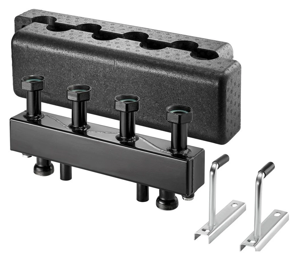 Гребёнка, 1 1/2", Regumat 5, выход-1 1/2" (DN 25)  сталь, с изоляцией Oventrop