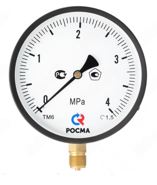Мановакуумметр Росма ТМВ-610Р.0 (-0,1-0,15MPa) 20x1,5.1,5