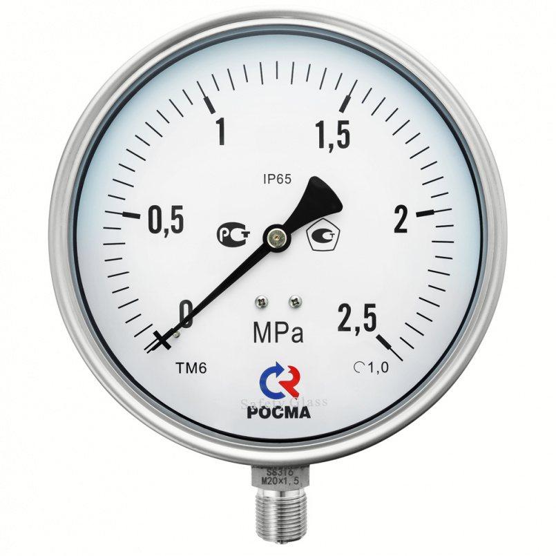 Манометр Росма ТМ-621РКТ.00 (0-10MPa) M20x1,5.1,0
