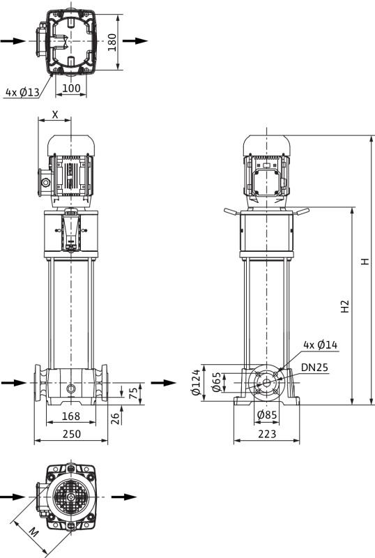Насос Wilo HELIX FIRST V 236-5/30/E/KS/400-50