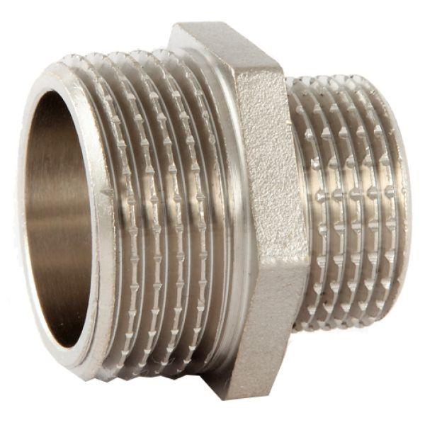 Ниппель лат. перех. Ду40х20 НР никель VALFEX