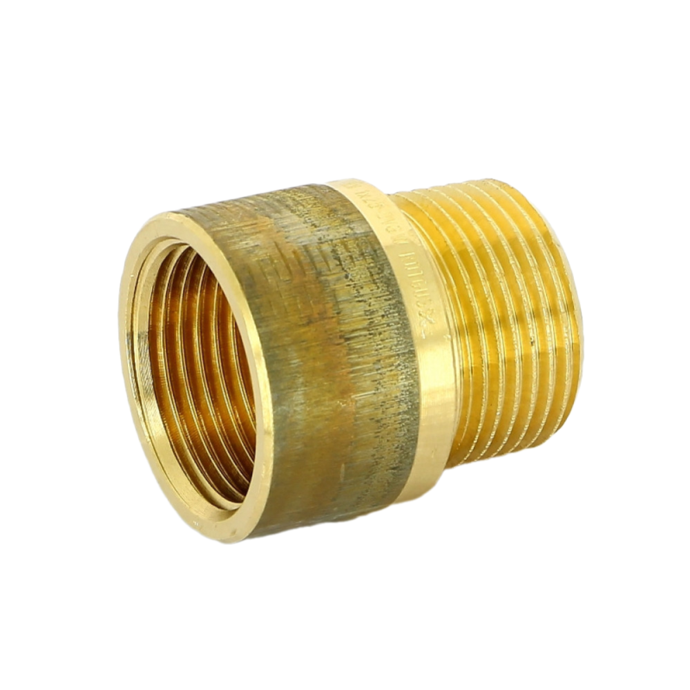 Ниппель-переход, Viega, R2 модель 3243, НВ, 1"x1", бронза