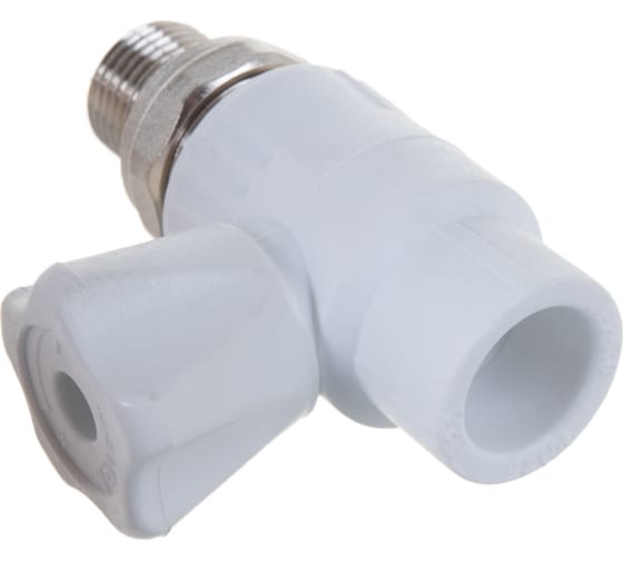 Кран шаровой Valfex PPR для радиатора ПРЯМОЙ Ø-20х1/2" (25/50)