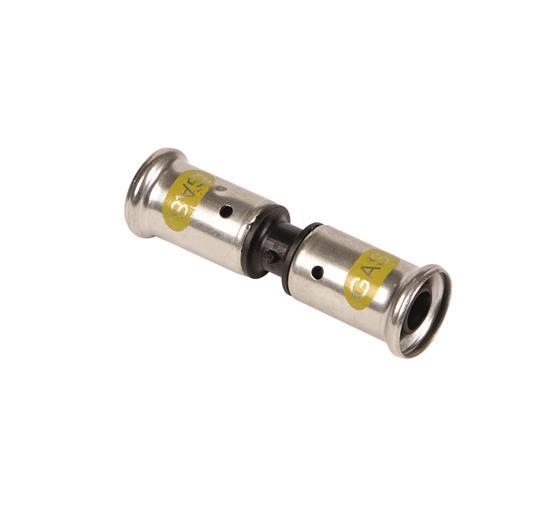 Муфта 16-16, Henco PKG, 15, пресс-пресс, PVDF, газ