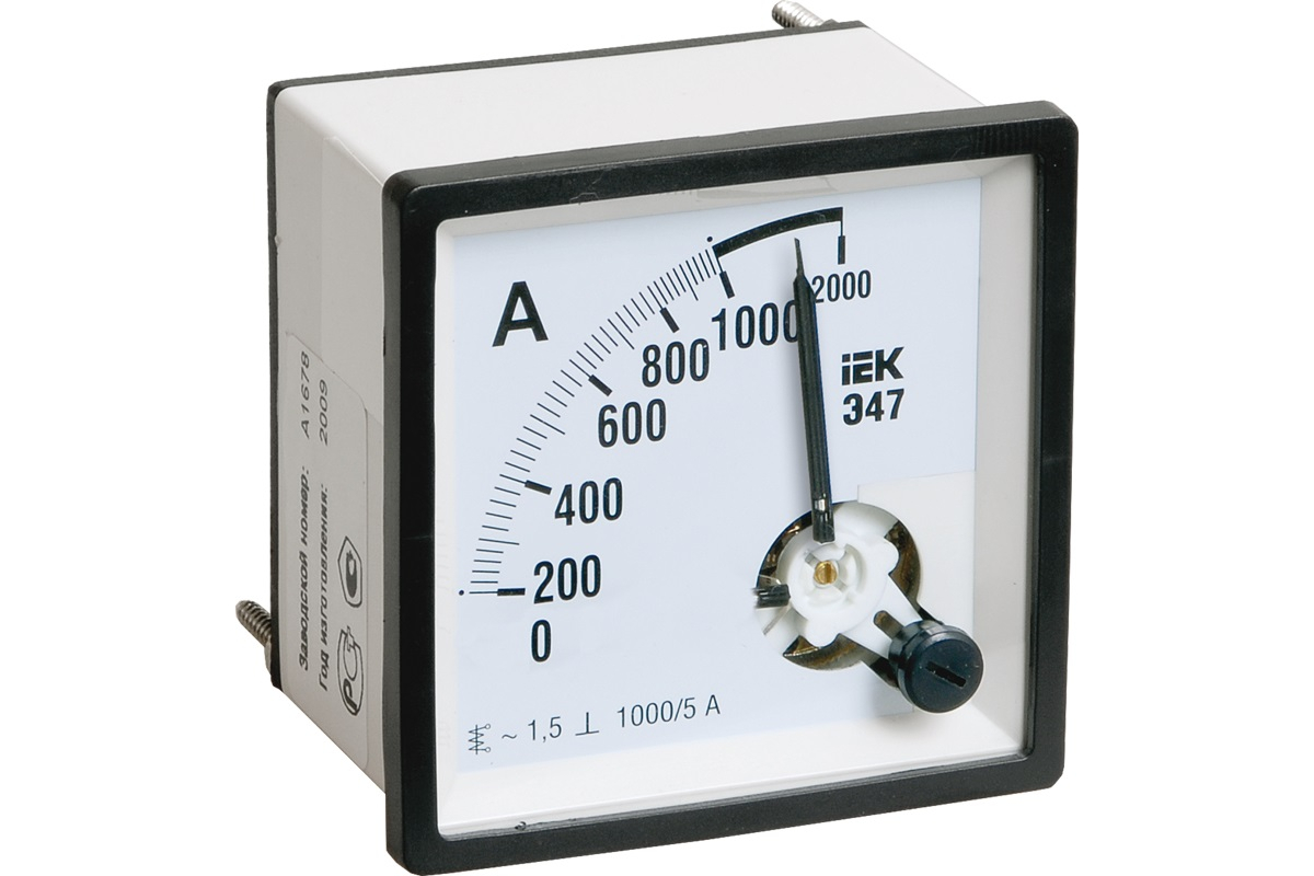 Амперметр IEK Э47 96х96мм 150/5А кл. точн. 1.5