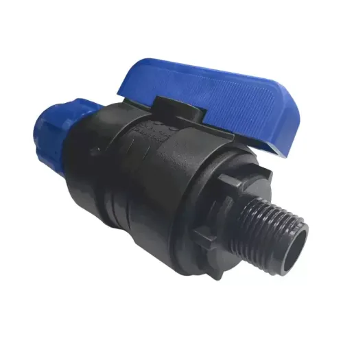 Кран шаровой Valfex ПЭ компресс Дн32х1/2" НР Ру16