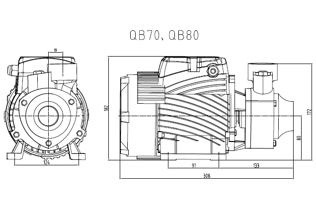 Насос Pumpman QB80
