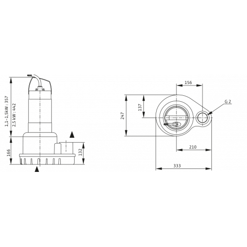 Насос Wilo PADUS UNI M05/T25-540/A