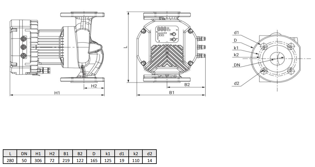 Циркуляционный насос Wellmix WRE 50-160F