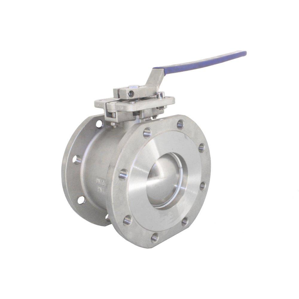 Кран шаровой Newkey межфланцевый под привод нержавеющий (1PC)  AISI304 DN32 (1_1/4")  (CF8)  PN16
