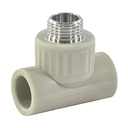 VALFEX Тройник PP-R сер комб Дн25х1/2" НР 10128125Г 127-0437