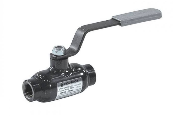 Кран шаровой FORTECA 11с67п Ду100 Ру25 м/м
