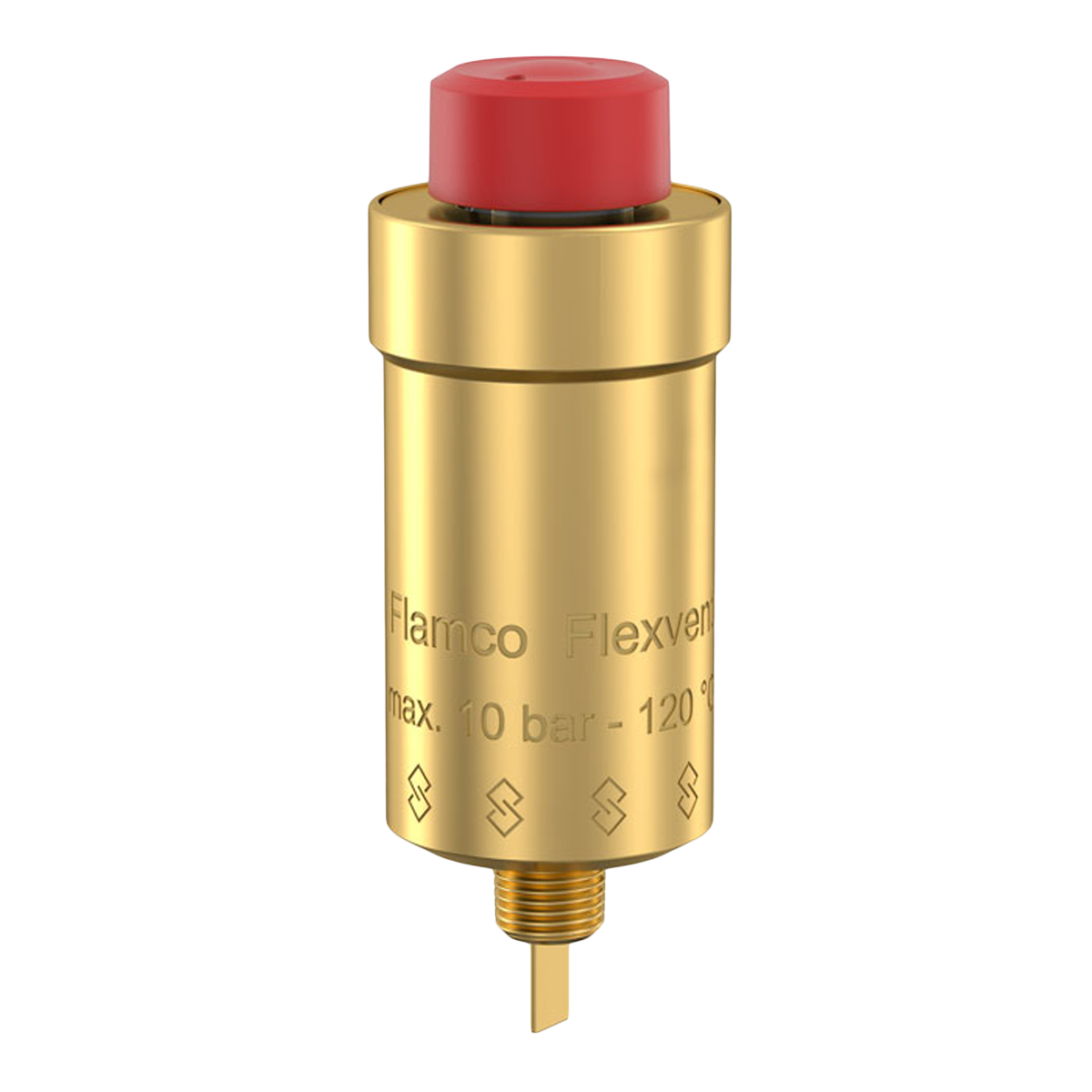 Автоматический воздухоотводчик Flamco Flexvent 1/2", белый, без отсечного клапана