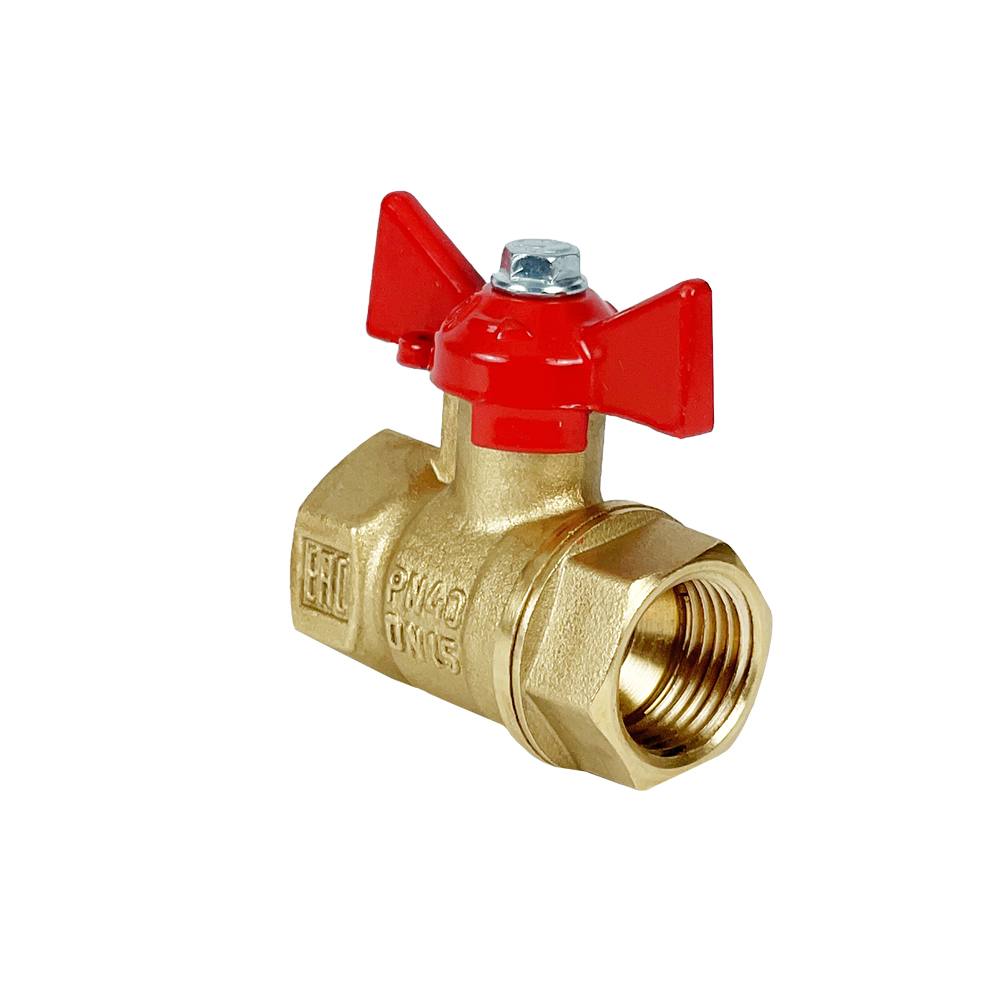 Кран шаровой Valfex 11Б27фт1М Ду3/4" Ру40 ВР/ВР ручка-бабочка 150C 80/20