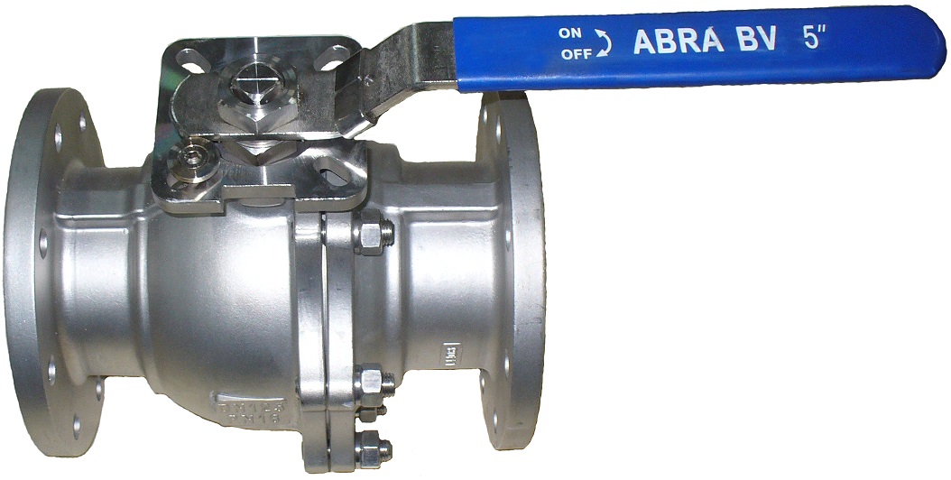 Кран шаровой полнопрох.фл/фл с ISO фланцем SS316 ABRA-BV41-100
