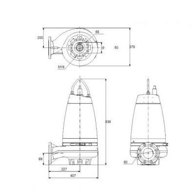Насос Grundfos SE1.50.80.40.2.51D.B
