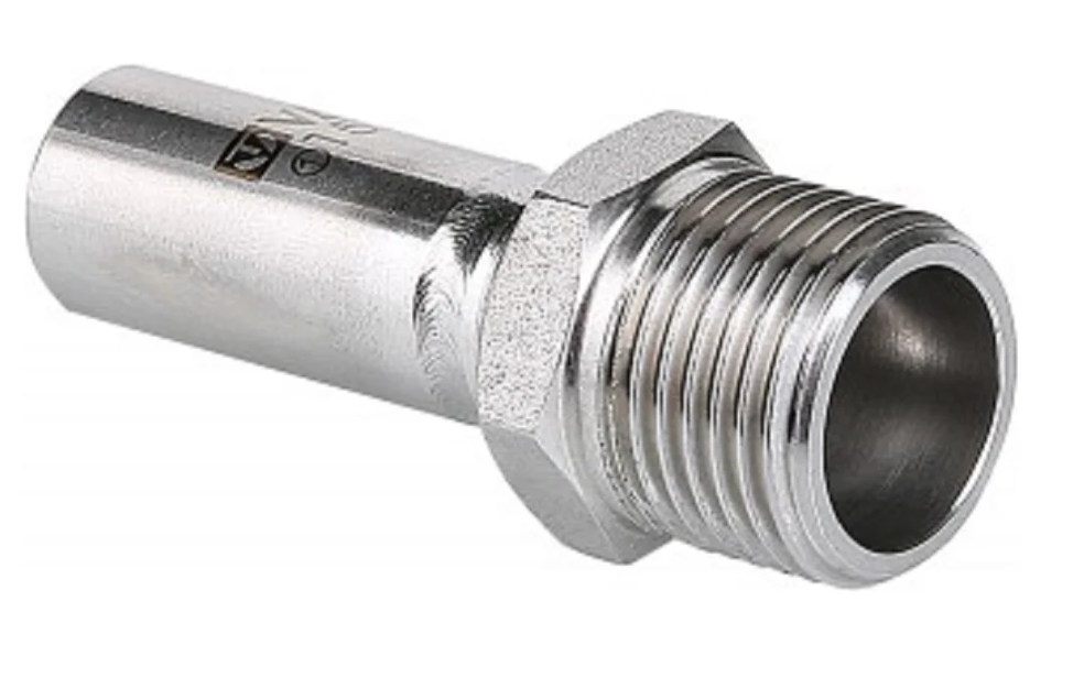 Фитинг Valtec из нержавеющей стали – вставка с наружной резьбой VTI.906.I.003507