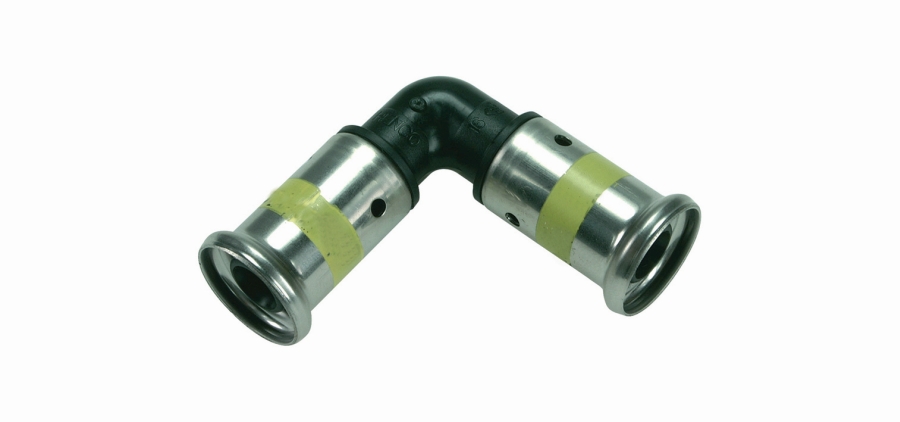 Угольник HENCO 90 ПВДФ пресс 32x32 1PK-3232