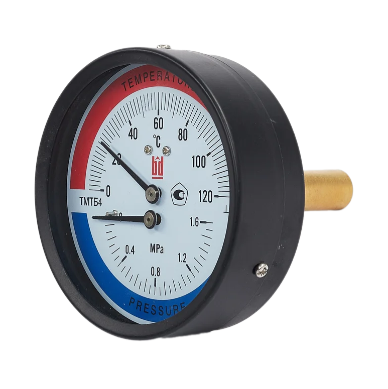 Термоманометр BD ТМТБ 41Т (0-120С) (0-1,6) �Па кл.2,5 G1/2