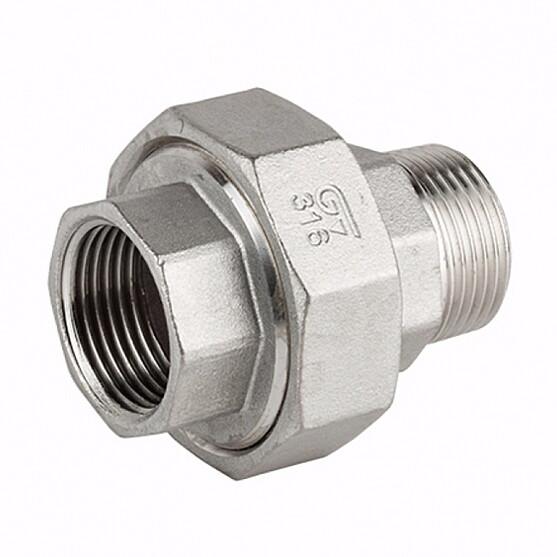 Муфта разъемная GENEBRE 0341 07, DN032 (1 1/4")  PN20, корпус - AISI316 (CF8M)  ВР-НР