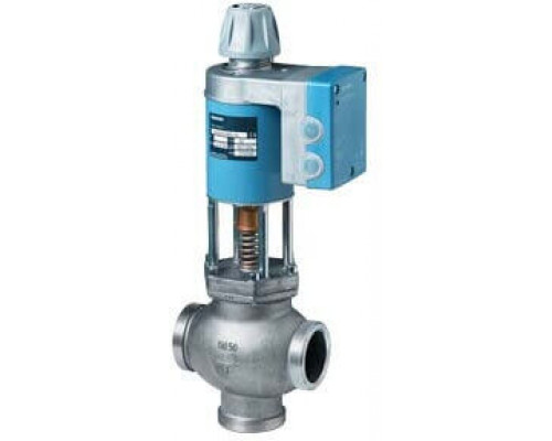 Регулирующий клапан Siemens PN16, DN 50, KVS 30, AC/DC 24 В
