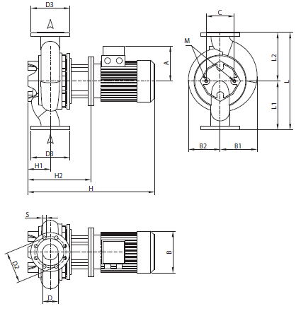 Насос DAB CP-G 65-4100/A/BAQE/7,5 - IE3