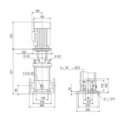 Насос Grundfos CR10-3 A-FJ-A-E-HQQE 3x230/400 50 HZ