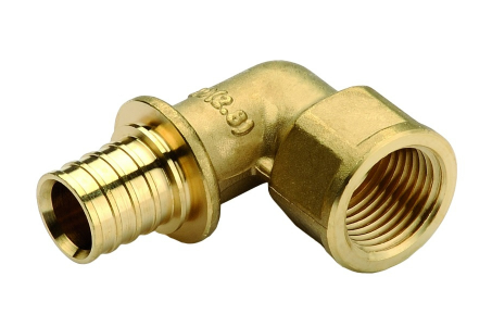 Угольник 90 20-1/2", WAAG Axial, надв.гильза-резьба, вн., латунь