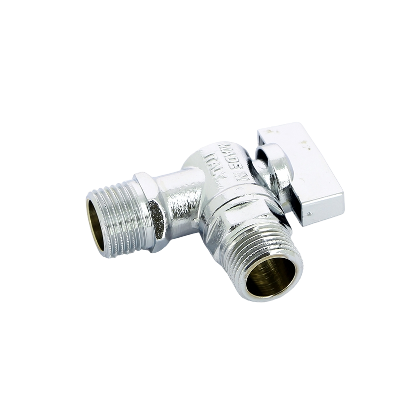 Кран Uni-Fitt НН 1/2" для подключения бачков / смесителей, хромированный