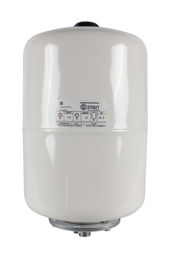 STOUT Stw-0015-000018 расширительный бак, для гвс 18 л. вертикальный (цвет белый) RG00923CILSHOO