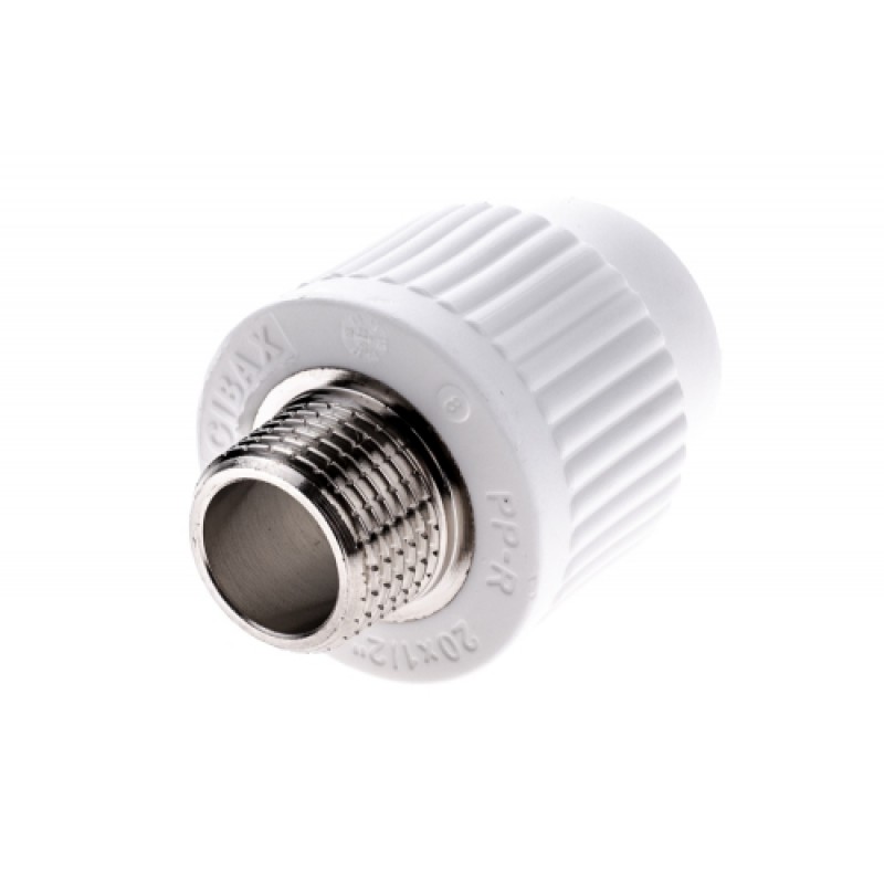 Муфта Fusitek комб. с нар.р. PPR (W) - 25 x 3/4" (20 шт / 140 шт)