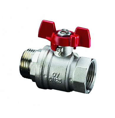 Кран шаровой Oventrop Multidis SF, для контурной гребёнки 3/4", 3/4"