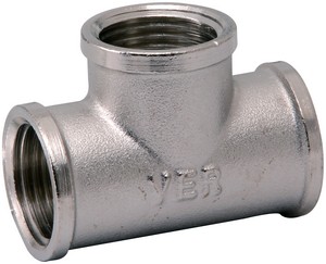 Тройник НИКЕЛЬ T1г*1/2г*1г "ViEiR"