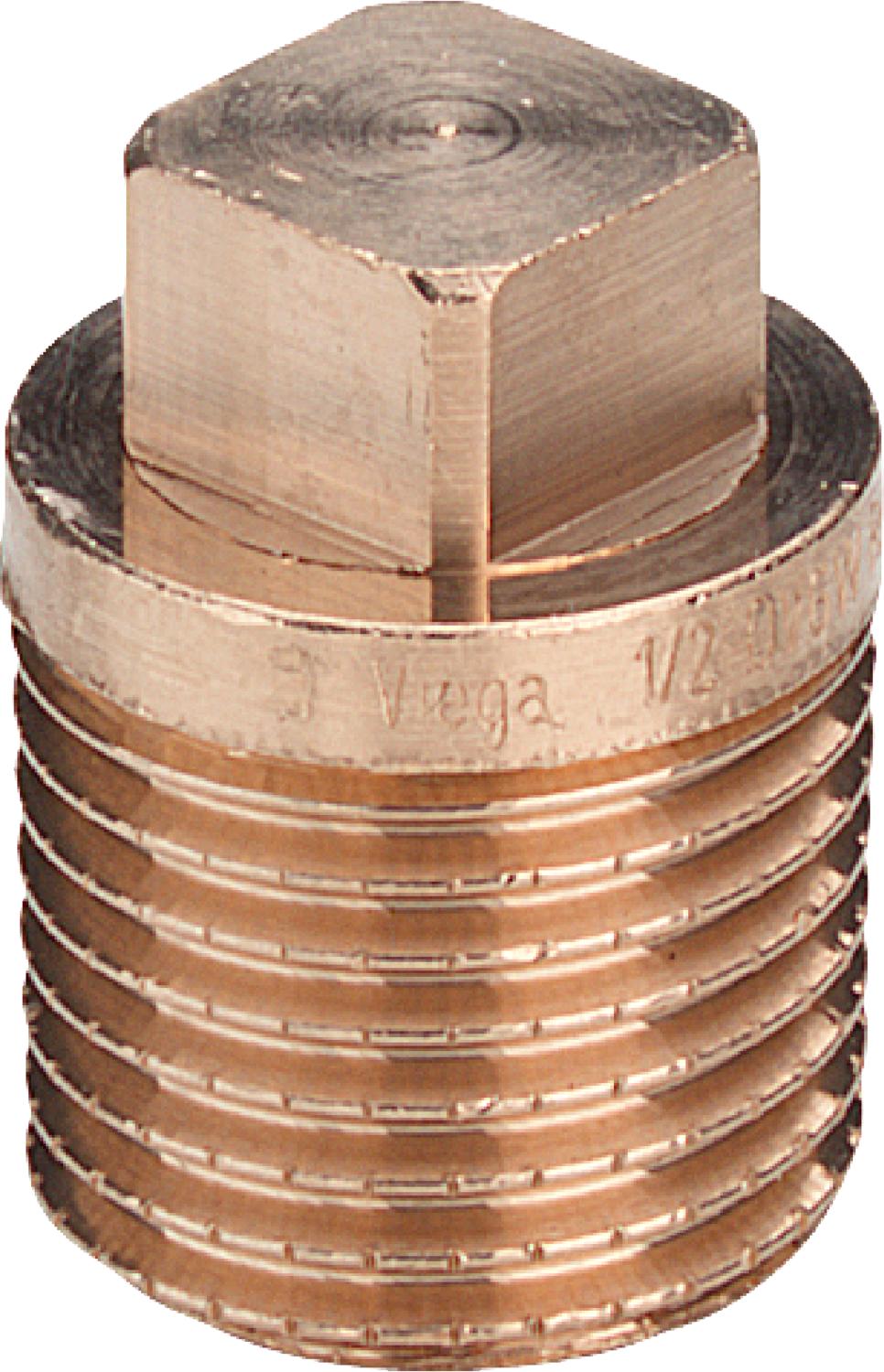 Заглушка 1/2", Viega R2, 3291, резьба, нар., бронза
