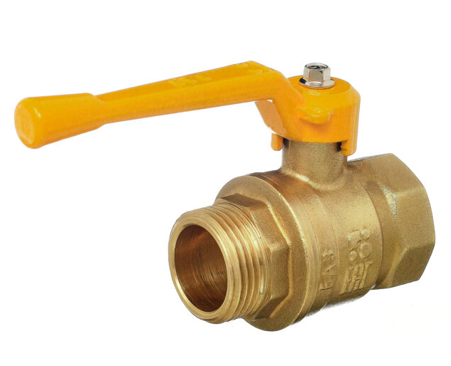 Кран шаровой Баз 11Б27п Dn15 Pn40 газ вр/нр рычаг, серия Standart