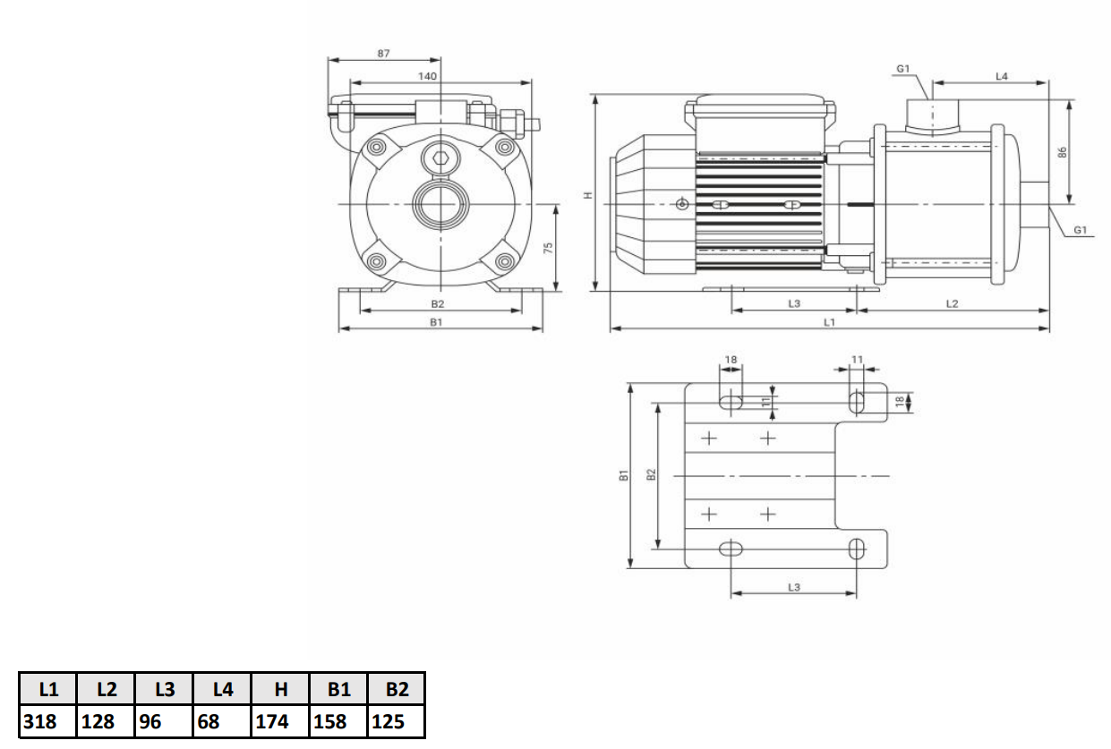 Многоступенчатый насос Wellmix CMI 2-20T-BQCE (3х380В, 0,25кВт)