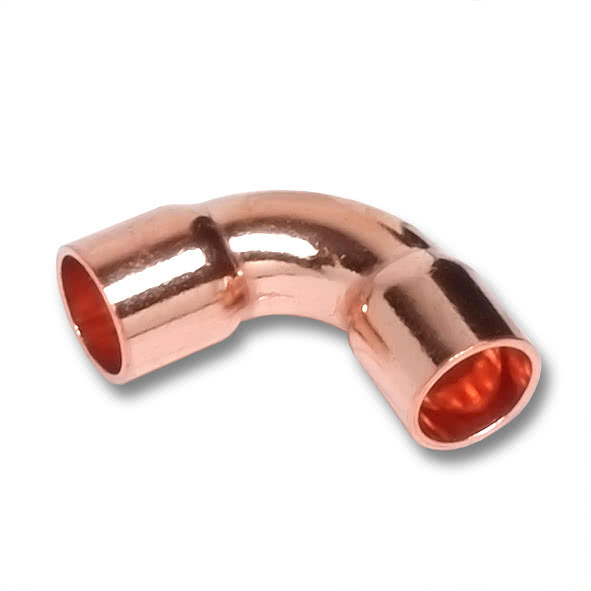 Отвод 90° Sanha 5000 15-15 пайка-пайка медь двухраструбный