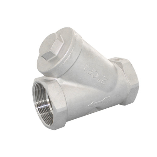 Обратный клапан муфтовый Newkey Y-тип нержавеющий, AISI316 DN25 (1")  (CF8M)  PN63