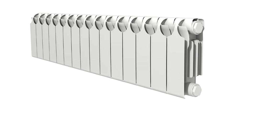 Радиатор Теплоприбор биметаллический БР1-200/11 НПП, с межосевым расстоянием 200мм, 11 секций, нижнее подключение справа