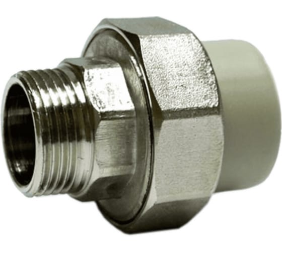 Муфта VALFEX PP-R сер комб разъем Дн40х1 1/4" НР
