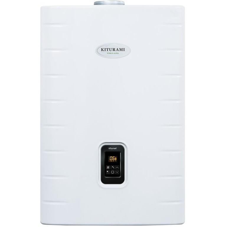 Котел газовый настенный Kiturami World Alpha C-24 (медный тепл-к, 24 кВт, 2-контур., закр. камера)
