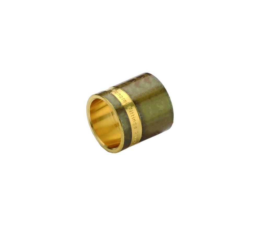 Гильза 16, General Fittings 3400, надв.гильза, латунь, (толщ. стенки трубы 2.2 мм)