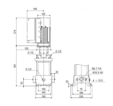Насос Grundfos CRE5-5 N-A-A-E-HQQE 3x380-500 60HZ